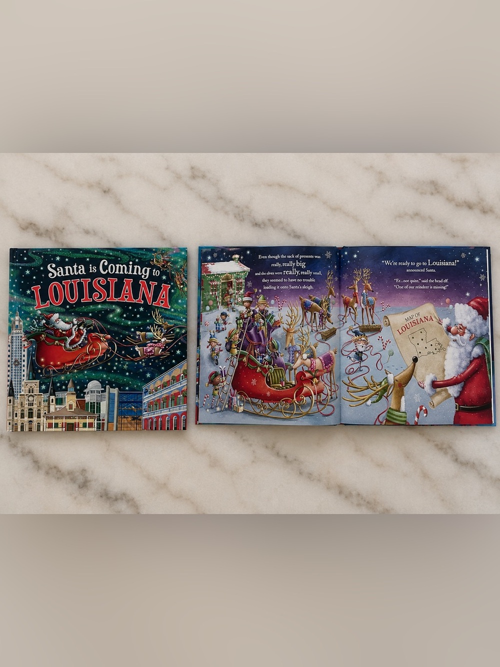 Santa Is Coming To Louisiana- children’s book- children’s holiday book